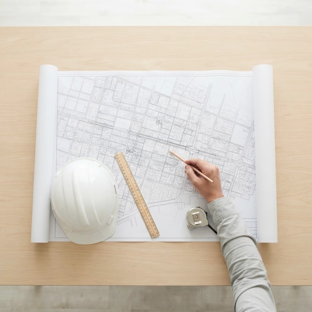 Plan de voirie annoté pour une demande d'autorisation